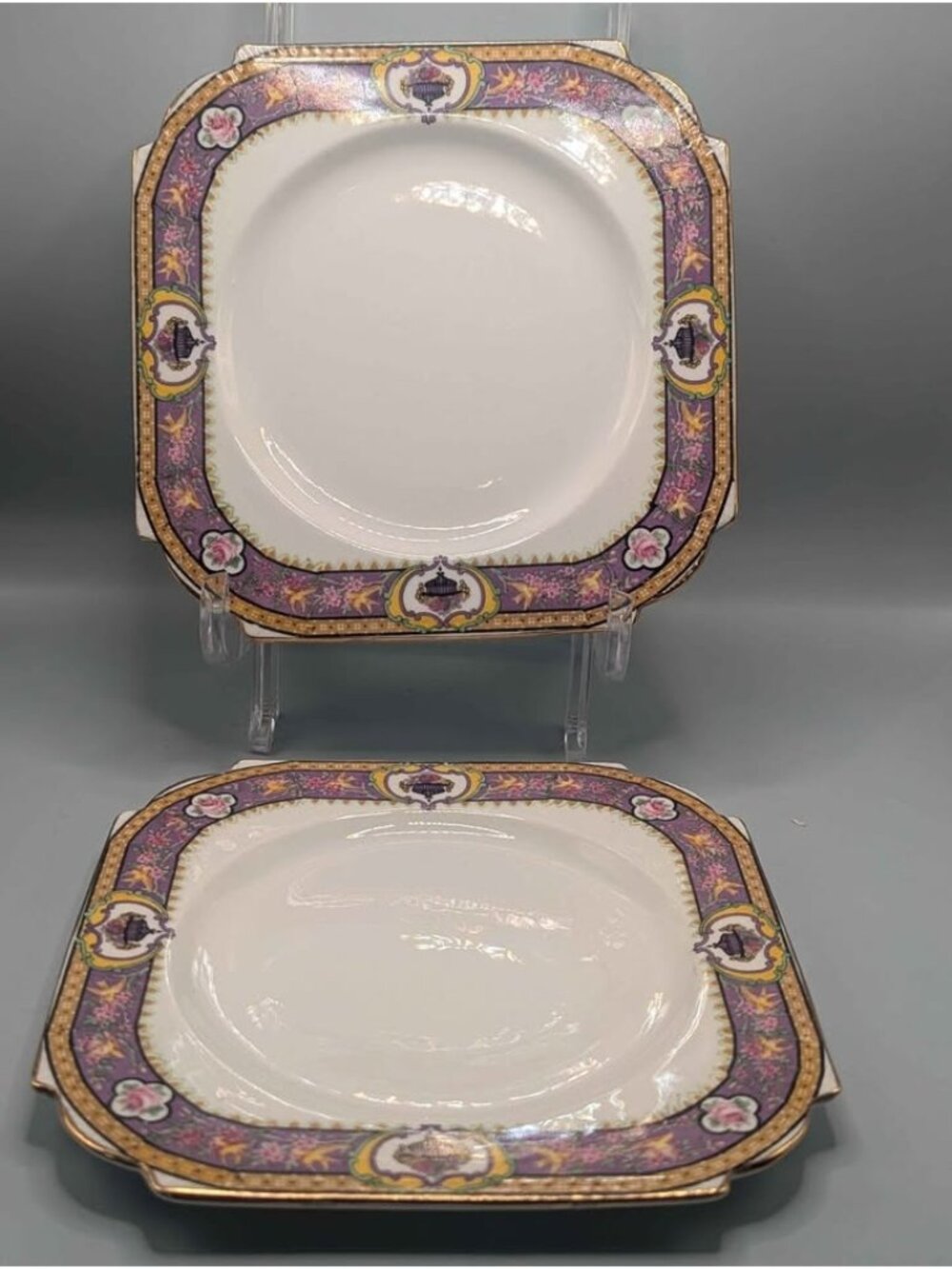 Aynsley Square Salad Plates - Set of 2